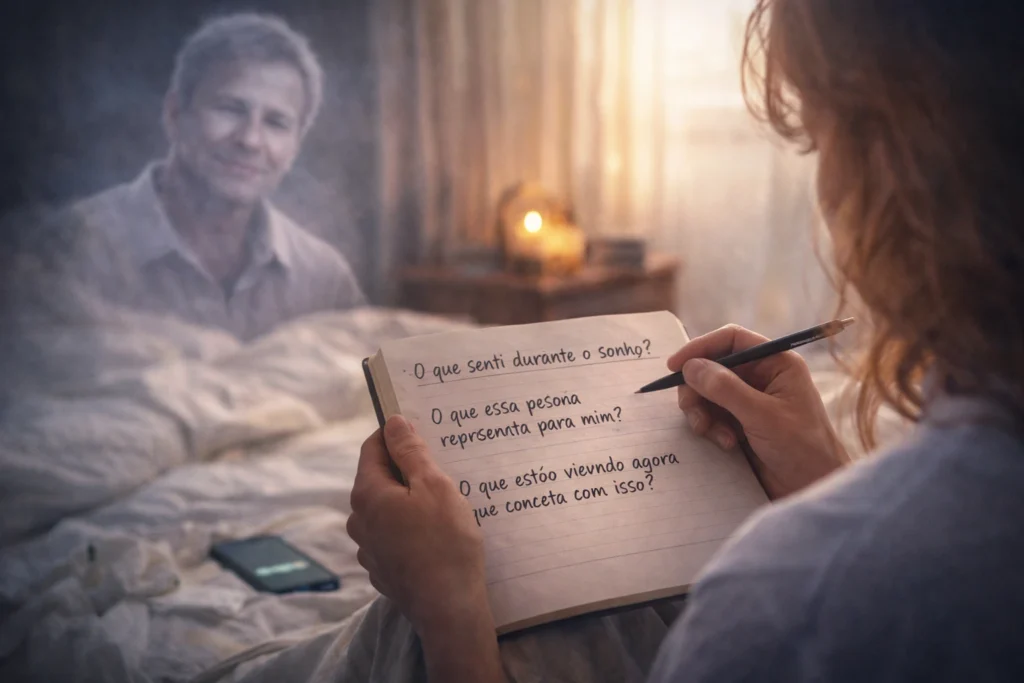 Sonhar com mensagens de texto de quem já morreu