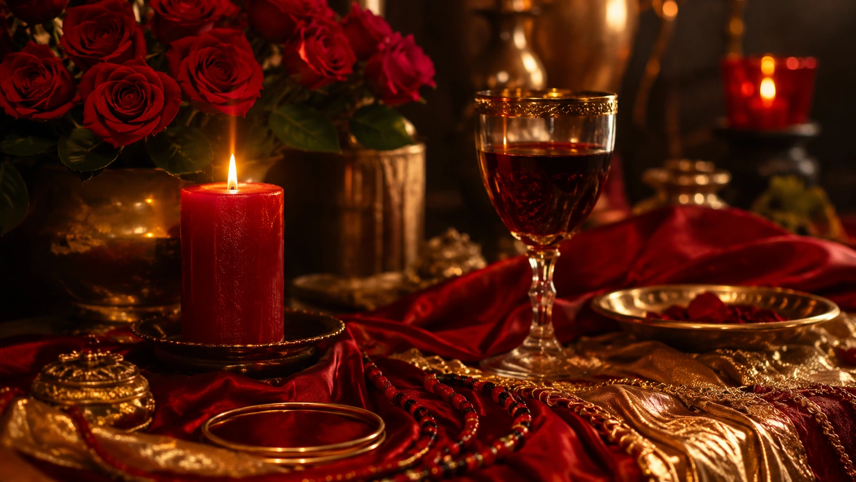 Qual Pomba Gira usa vermelho e dourado? Cores, falanges e significados