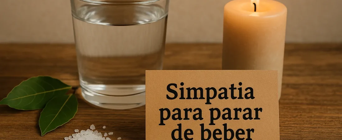 Simpatia para parar de beber: 10 rituais para fazer em casa