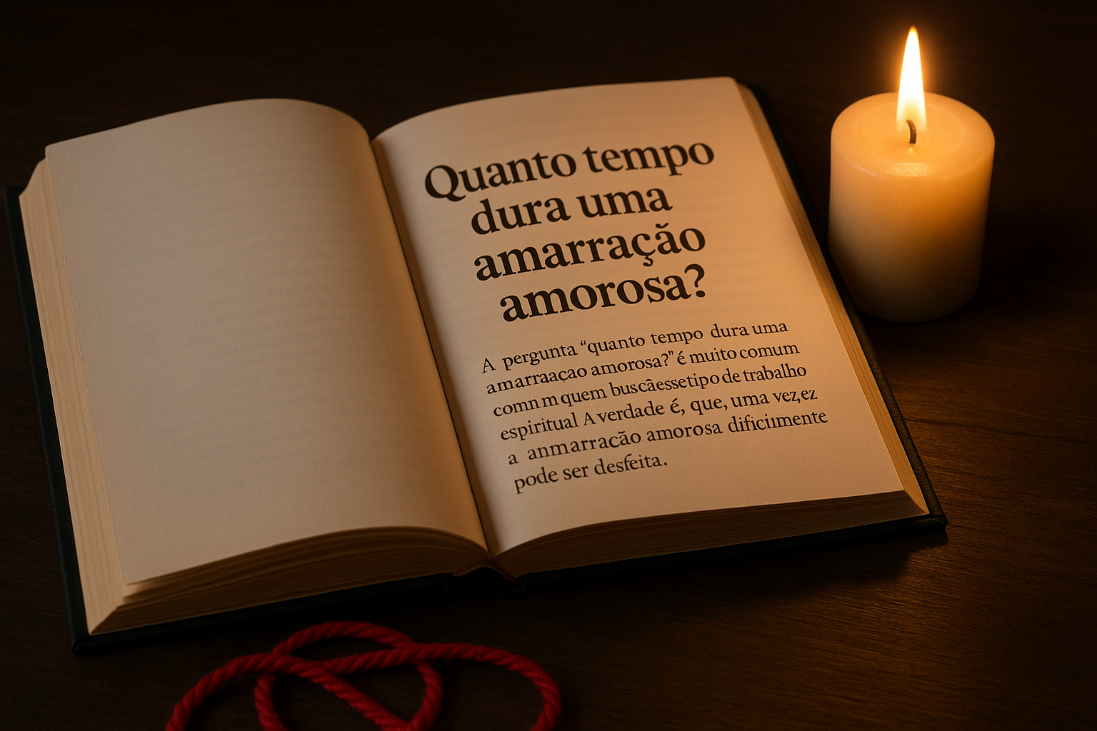 Quanto tempo dura uma amarração amorosa?