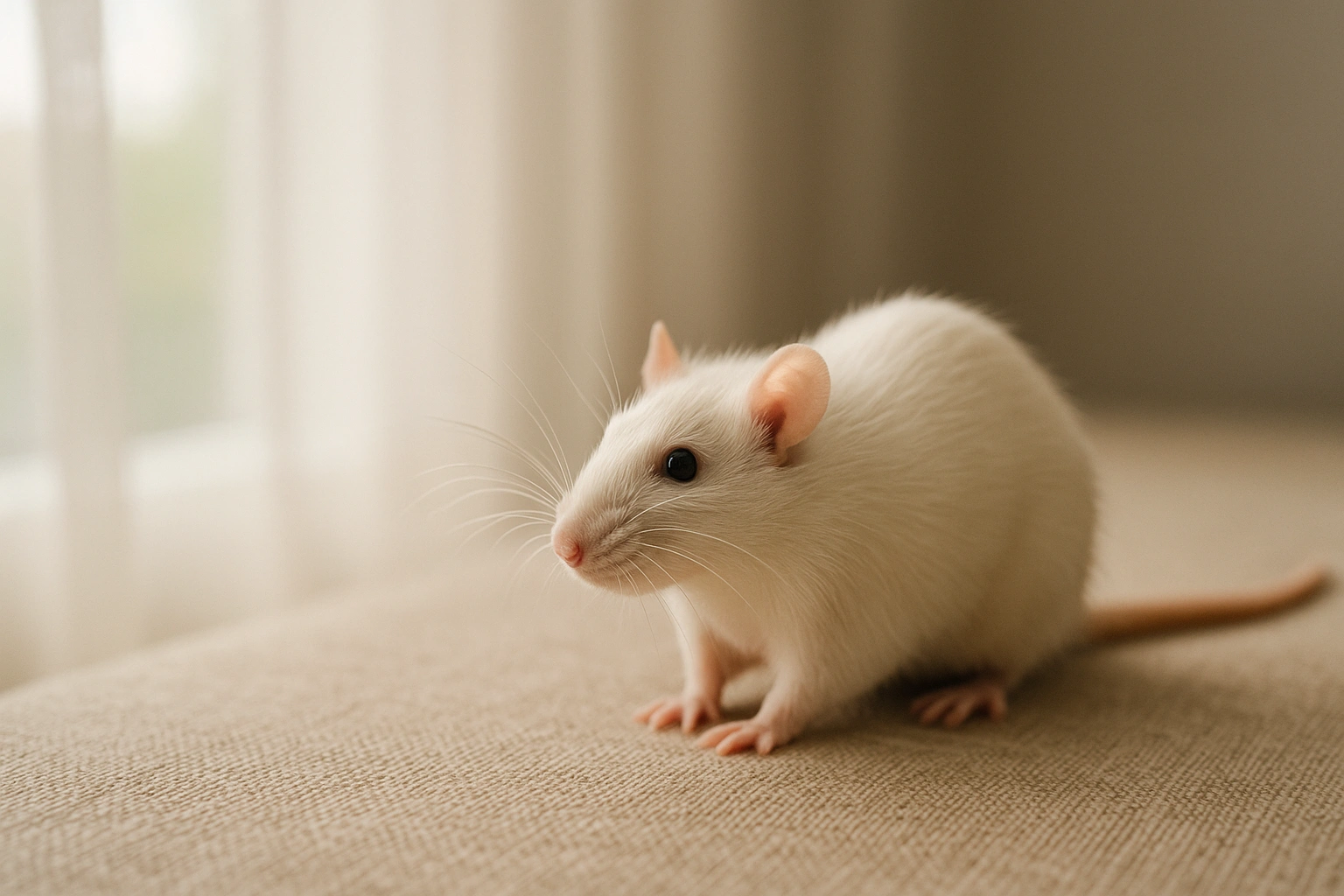 O que significa sonhar com ratinho branco?