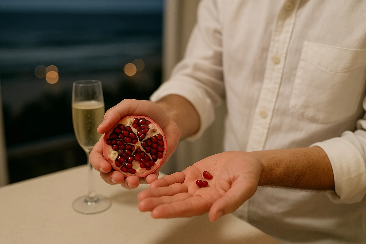 Simpatia do ano novo com romã