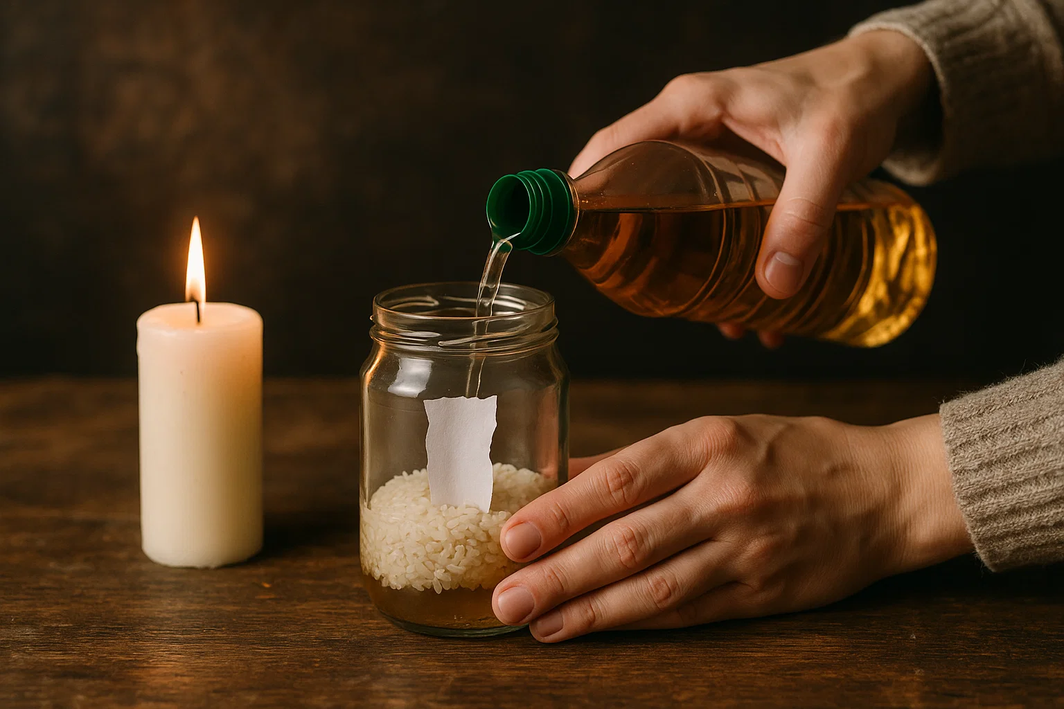 Simpatia do vinagre para pessoa sumir