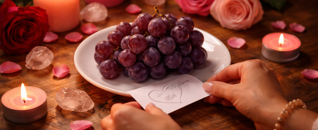 Simpatia da uva para o amor
