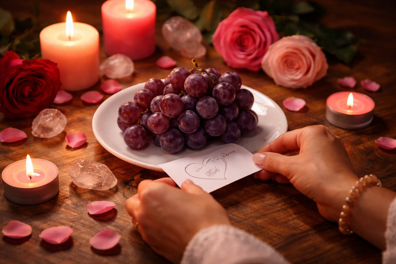 Simpatia da uva para o amor