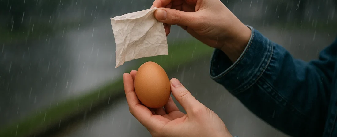 Simpatia do ovo para parar de chover