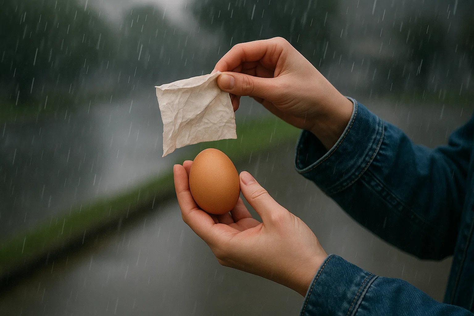 Simpatia do ovo para parar de chover