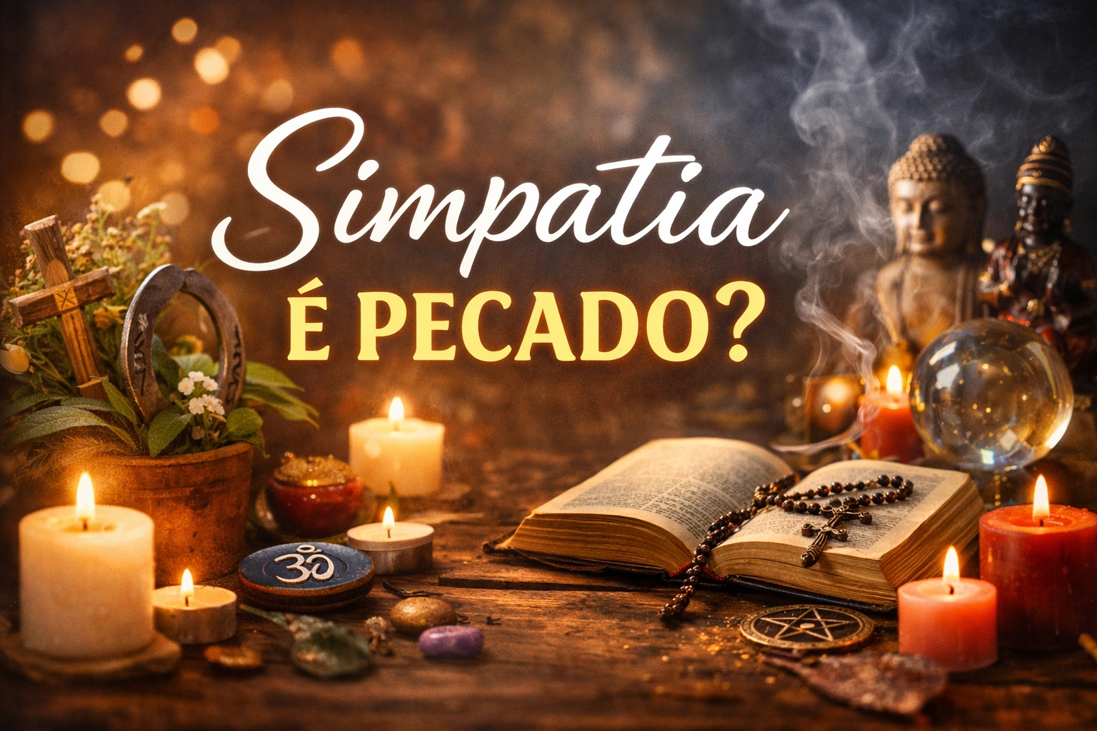 Simpatia é pecado? A resposta direta que ninguém te explica direito