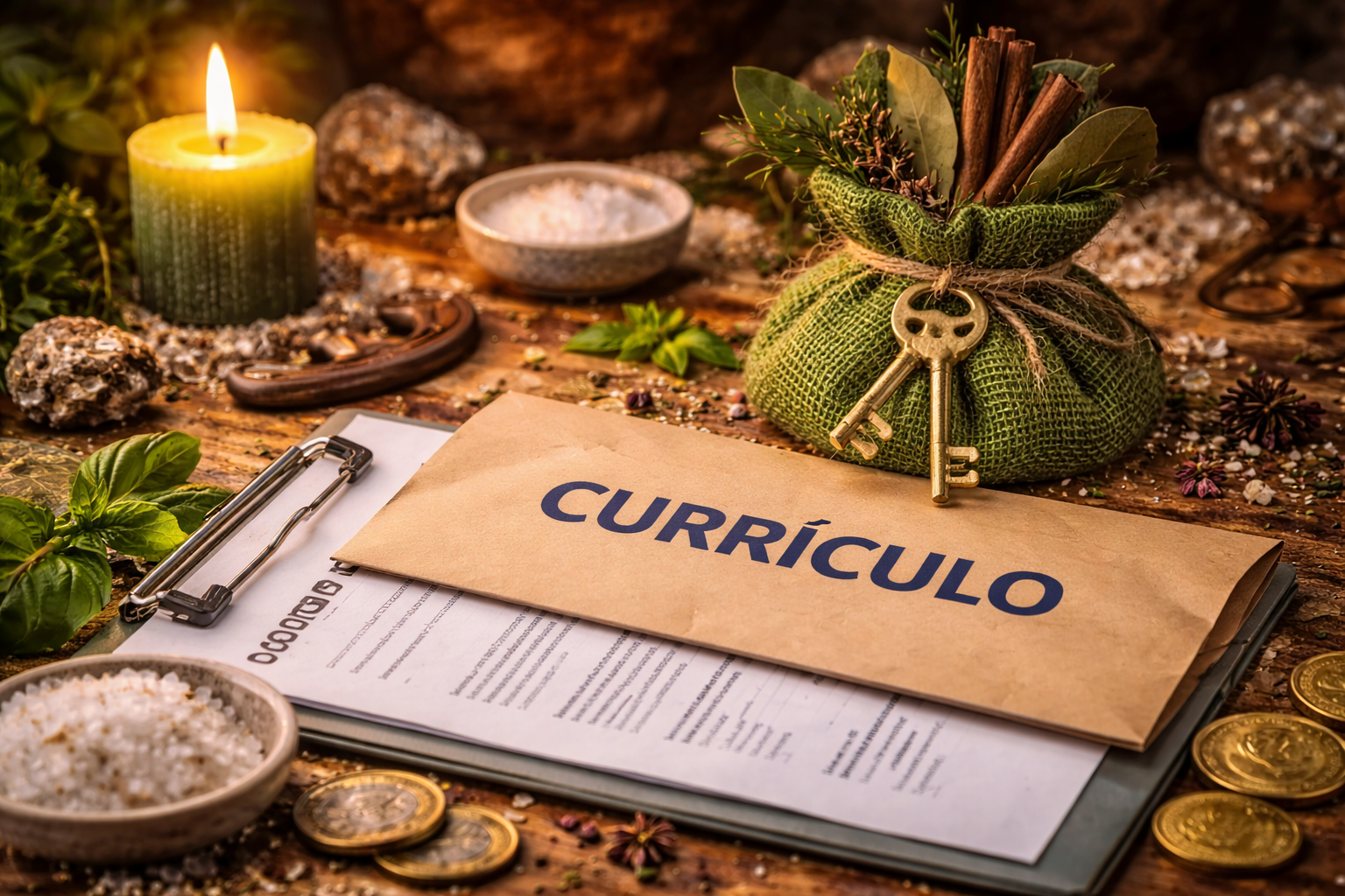 Simpatia para conseguir emprego e destravar caminhos profissionais quando as portas parecem fechadas e as oportunidades não aparecem