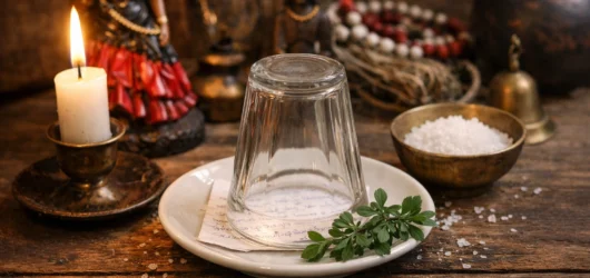 Simpatia do copo virado para baixo revela mentiras, objetos perdidos e atrai amor desesperado