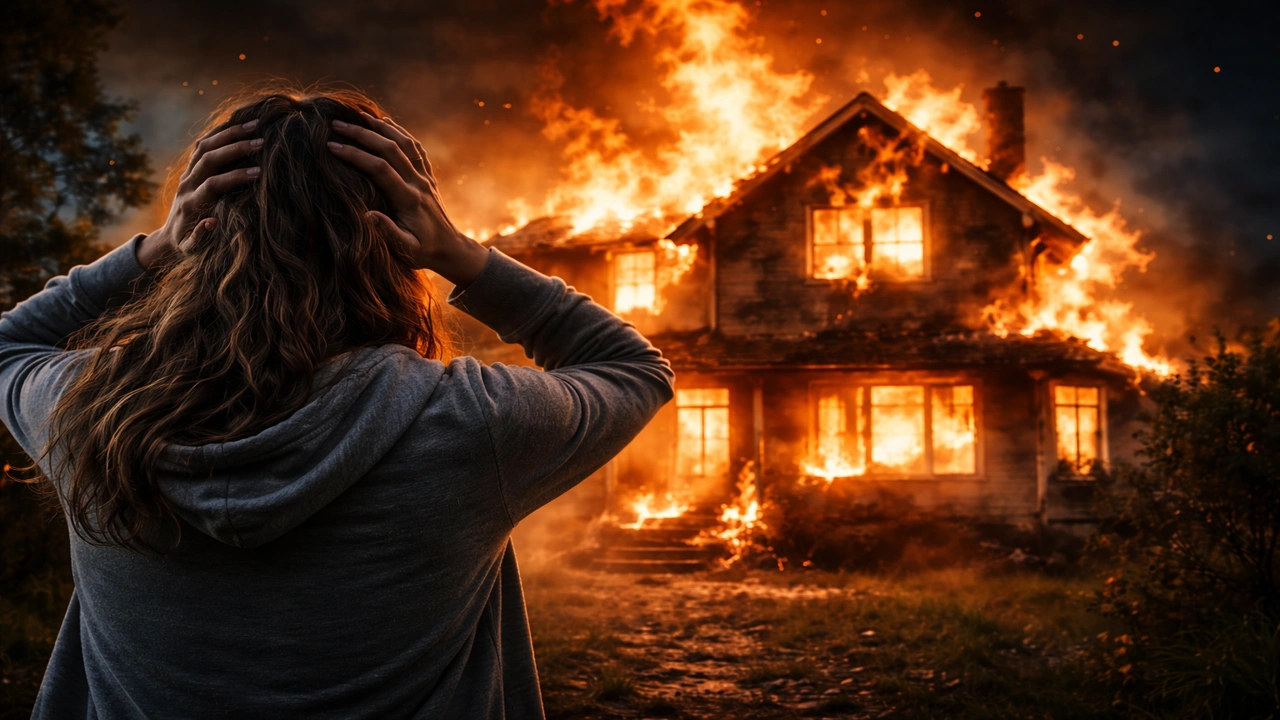 O que significa sonhar com incêndio em casas e por que esse tipo de sonho costuma revelar perdas emocionais, mudanças intensas e alertas sobre conflitos internos
