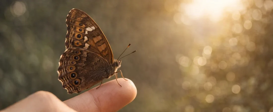 O que significa quando uma borboleta marrom te visita e por que esse sinal espiritual não deve ser ignorado