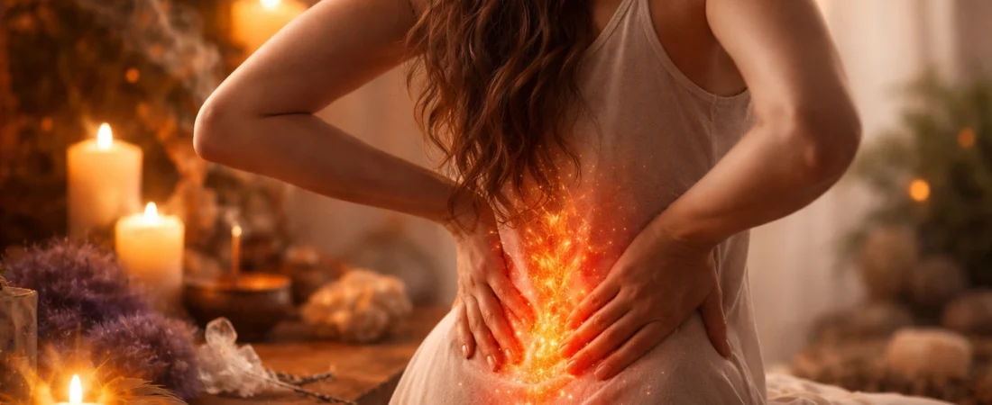 Significado espiritual de dor na lombar revela mensagens do corpo, memórias emocionais e ligação com a força dos ancestrais