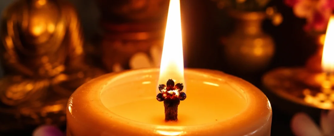 O que significa quando o pavio da vela forma uma flor e o que a espiritualidade quer dizer para você