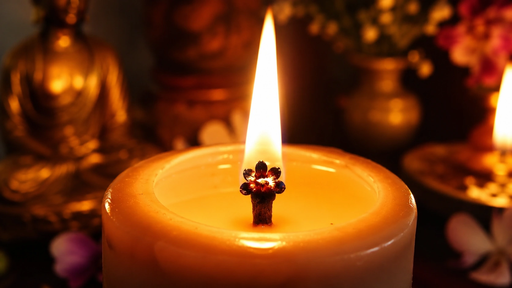 O que significa quando o pavio da vela forma uma flor e o que a espiritualidade quer dizer para você