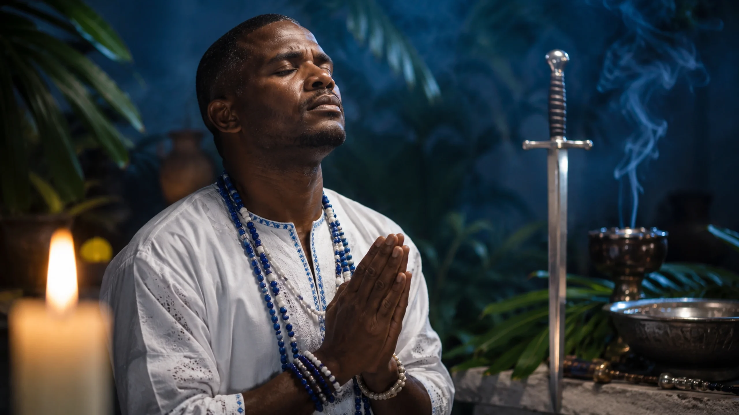 Oração para Ogum: proteção, força e caminhos abertos com respeito espiritual