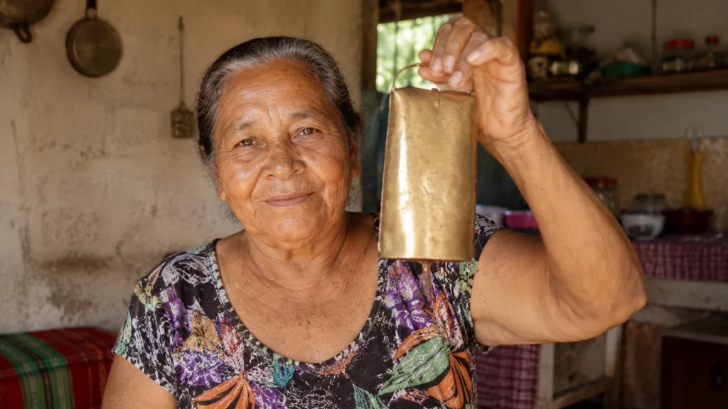 Simpatia para atraso de fala com chocalho em ritual popular
