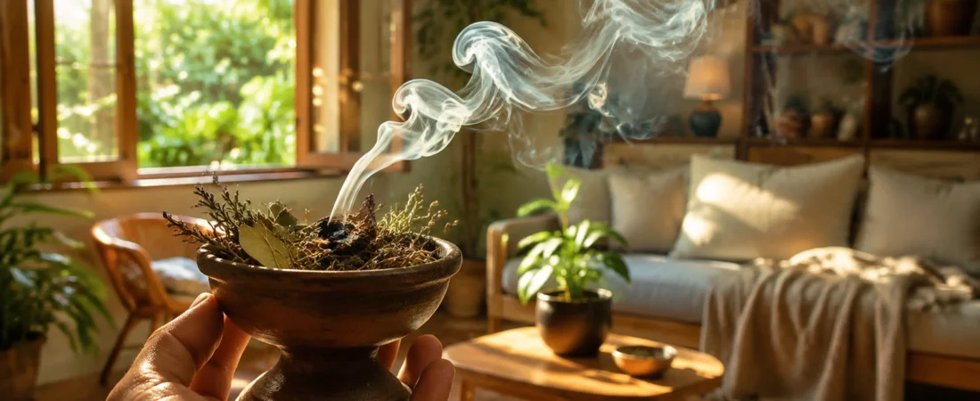 Pode defumar a casa no domingo? Veja o que as tradições espirituais recomendam e quais cuidados tomar