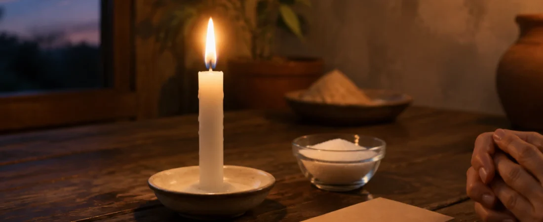 Simpatia da vela para quebrar o orgulho da pessoa